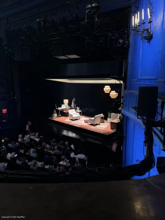 Hayes Theater Mezzanine A14 view from seat photo