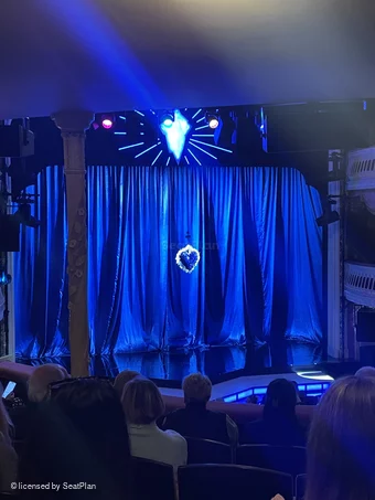 Criterion Theatre Dress Circle F21 view from seat photo