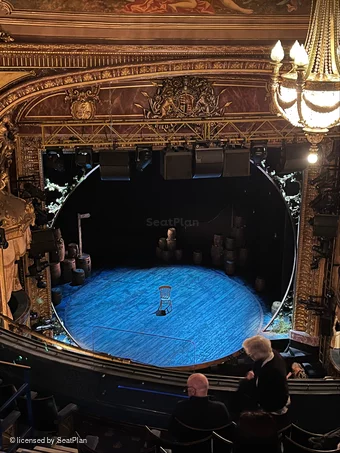 Theatre Royal Haymarket Upper Circle G18 view from seat photo