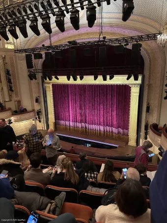 Majestic Theatre Front Mezzanine F16 view from seat photo