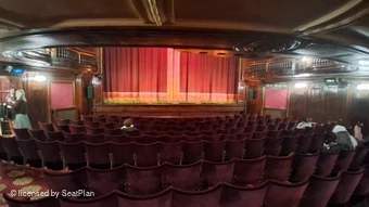 St Martin's Theatre Stalls L7 view from seat photo