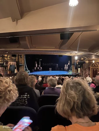 Theatre Royal Haymarket Stalls X2 view from seat photo