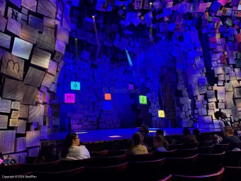 Cambridge Theatre Stalls F24 view from seat photo