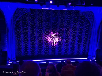 Lunt-Fontanne Theatre Front Mezzanine E102 view from seat photo