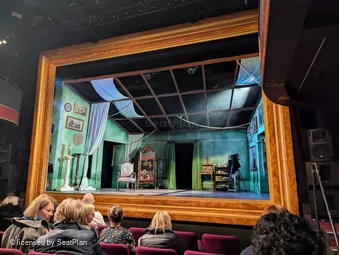 Charing Cross Theatre Stalls F1 view from seat photo