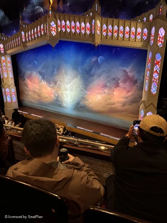 Prince of Wales Theatre Circle B10 view from seat photo