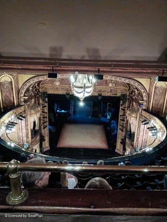 Theatre Royal Haymarket Gallery A7 view from seat photo