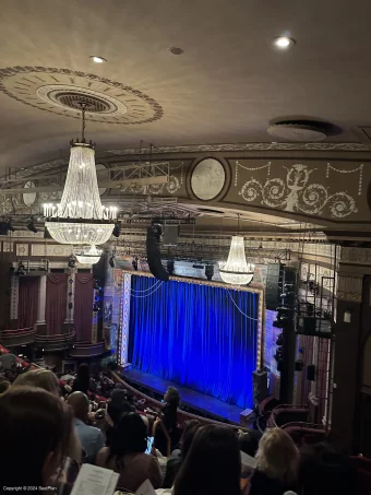 Imperial Theatre Rear Mezzanine F506 view from seat photo