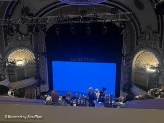 Palace Theatre Mezzanine K118 view from seat photo