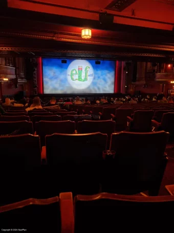 Dominion Theatre Stalls YY41 view from seat photo