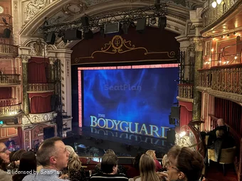 New Wimbledon Theatre Dress Circle F1 view from seat photo