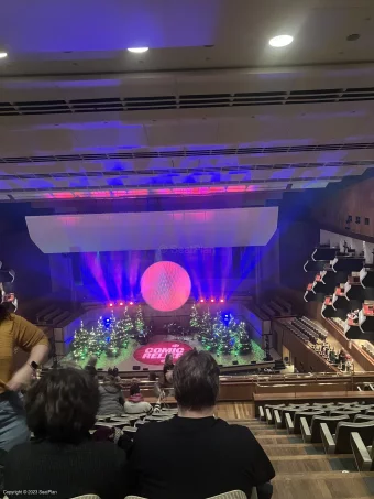 Royal Festival Hall Balcony N21 view from seat photo