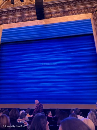 Novello Theatre Stalls J11 view from seat photo