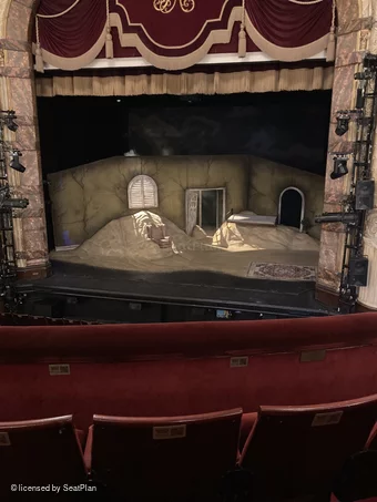 Richmond Theatre Dress Circle C8 view from seat photo