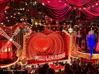 Al Hirschfeld Theatre Mezzanine J1 view from seat photo