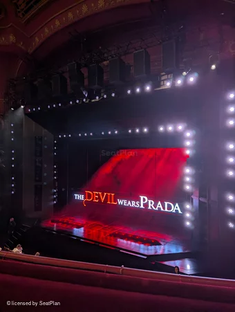 Dominion Theatre Circle A11 view from seat photo