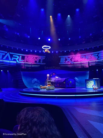 Wembley Park Theatre First Class Carriage 2 CC23 view from seat photo