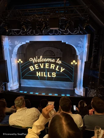 Trafalgar Theatre Dress Circle D9 view from seat photo