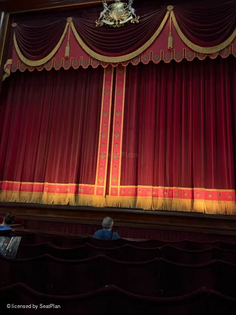 St Martin's Theatre Stalls F13 view from seat photo