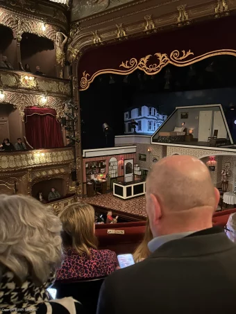 Apollo Theatre Dress Circle C8 view from seat photo