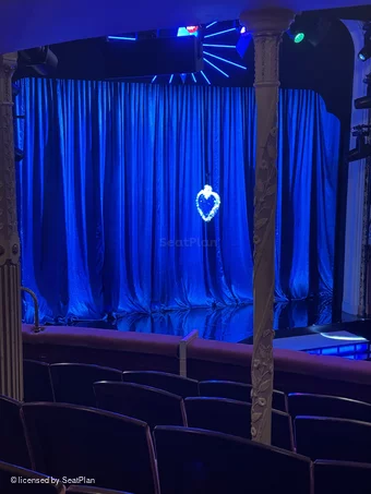 Criterion Theatre Dress Circle F27 view from seat photo