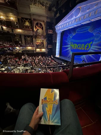 Theatre Royal Drury Lane Royal Circle Prince's Side A6 view from seat photo