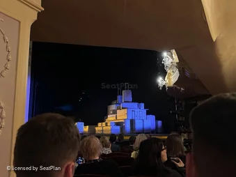 Criterion Theatre Stalls K1 view from seat photo