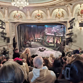 Ambassadors Theatre Circle H2 view from seat photo