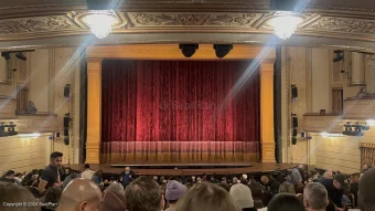 Majestic Theatre Orchestra T107 view from seat photo