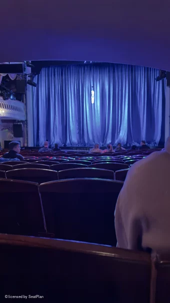 Criterion Theatre Stalls Q10 view from seat photo