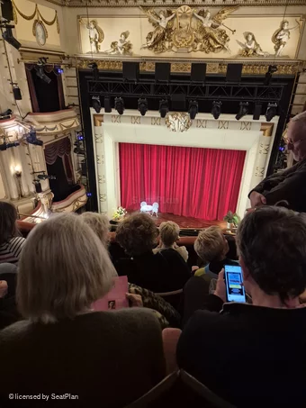 Noel Coward Theatre Grand Circle D11 view from seat photo