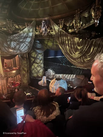 His Majesty's Theatre Grand Circle D5 view from seat photo