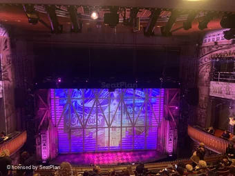 Stephen Sondheim Theatre Mezzanine JJ12 view from seat photo