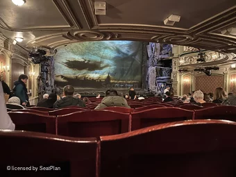 Sondheim Theatre Stalls R28 view from seat photo