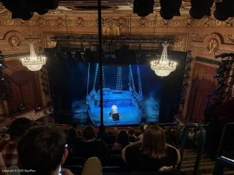 Longacre Theatre Balcony G101 view from seat photo