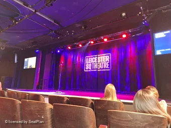 Leicester Square Theatre Stalls D6 view from seat photo