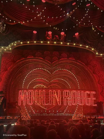 Piccadilly Theatre Stalls K19 view from seat photo