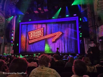 Palace Theatre Orchestra K116 view from seat photo