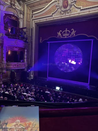 King's Theatre Glasgow Grand Circle A13 view from seat photo
