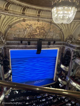 Novello Theatre Balcony A20 view from seat photo