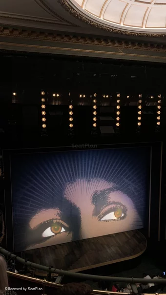 Aldwych Theatre Grand Circle C23 view from seat photo