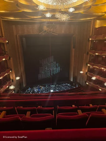 Metropolitan Opera House Balcony E120 view from seat photo