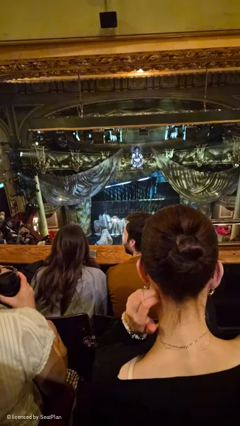 His Majesty's Theatre Balcony C19 view from seat photo