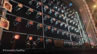 Shaftesbury Theatre Stalls B28 view from seat photo