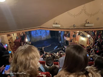 Gielgud Theatre Grand Circle J25 view from seat photo