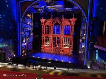 Savoy Theatre Dress Circle A9 view from seat photo