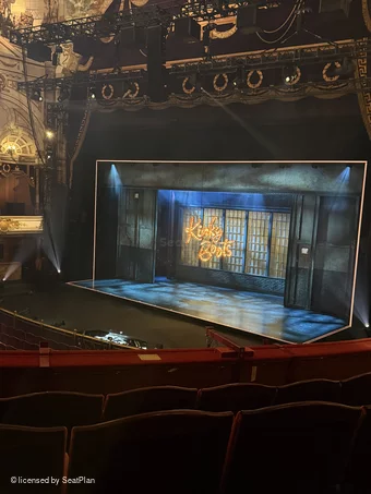 London Coliseum Dress Circle D7 view from seat photo