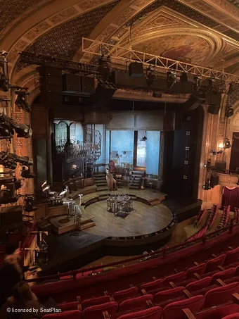Walter Kerr Theatre Mezzanine F25 view from seat photo