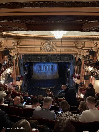 Gielgud Theatre Grand Circle F16 view from seat photo