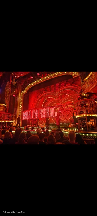 Piccadilly Theatre Stalls G4 view from seat photo